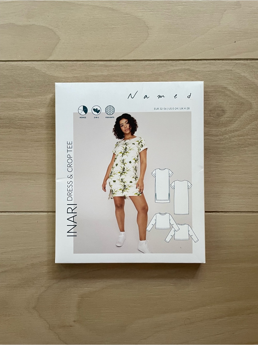 Named Inari Dress & Crop Tee Sewing Pattern